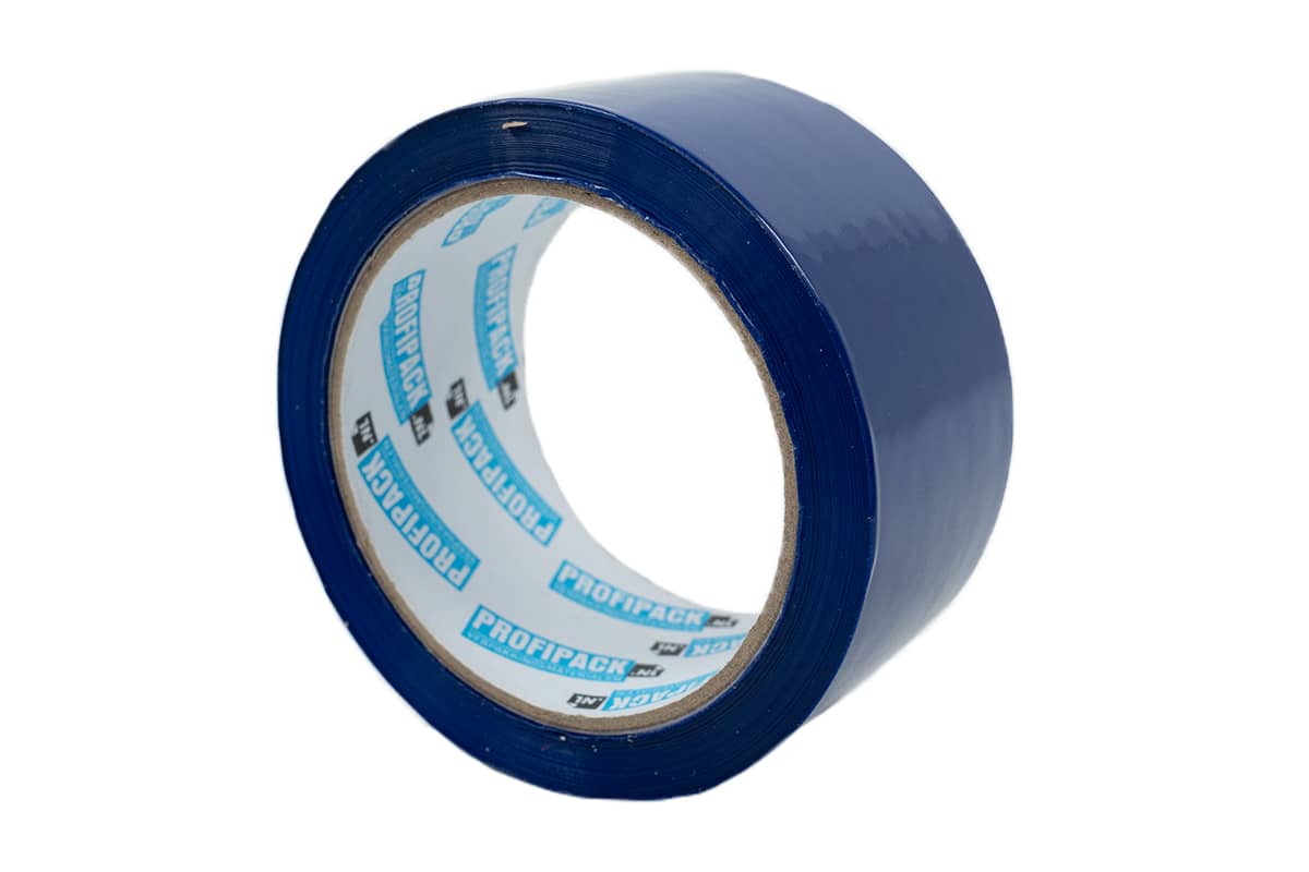 PP acryl tape zwart - 48mm x 66m blau