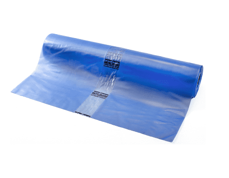 VCI  Flachfolie (Korrosionsschutz) Transparent Blau - 600cm x 50m x 100my