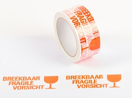 Bedrucktes PVC-Band - 50 mm x 66 m (3 Farben)