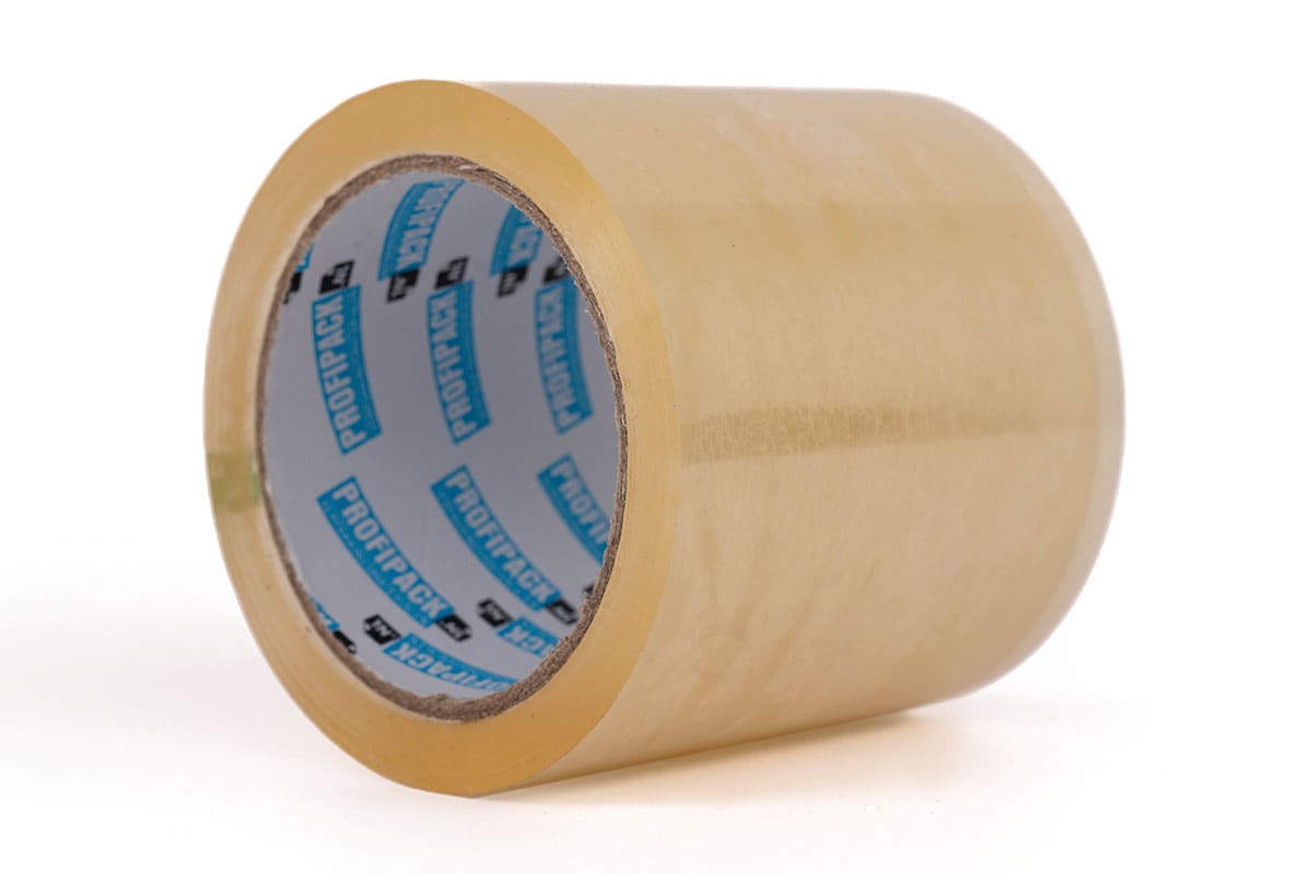 PP Acrylband transparent - 100mm x 66m