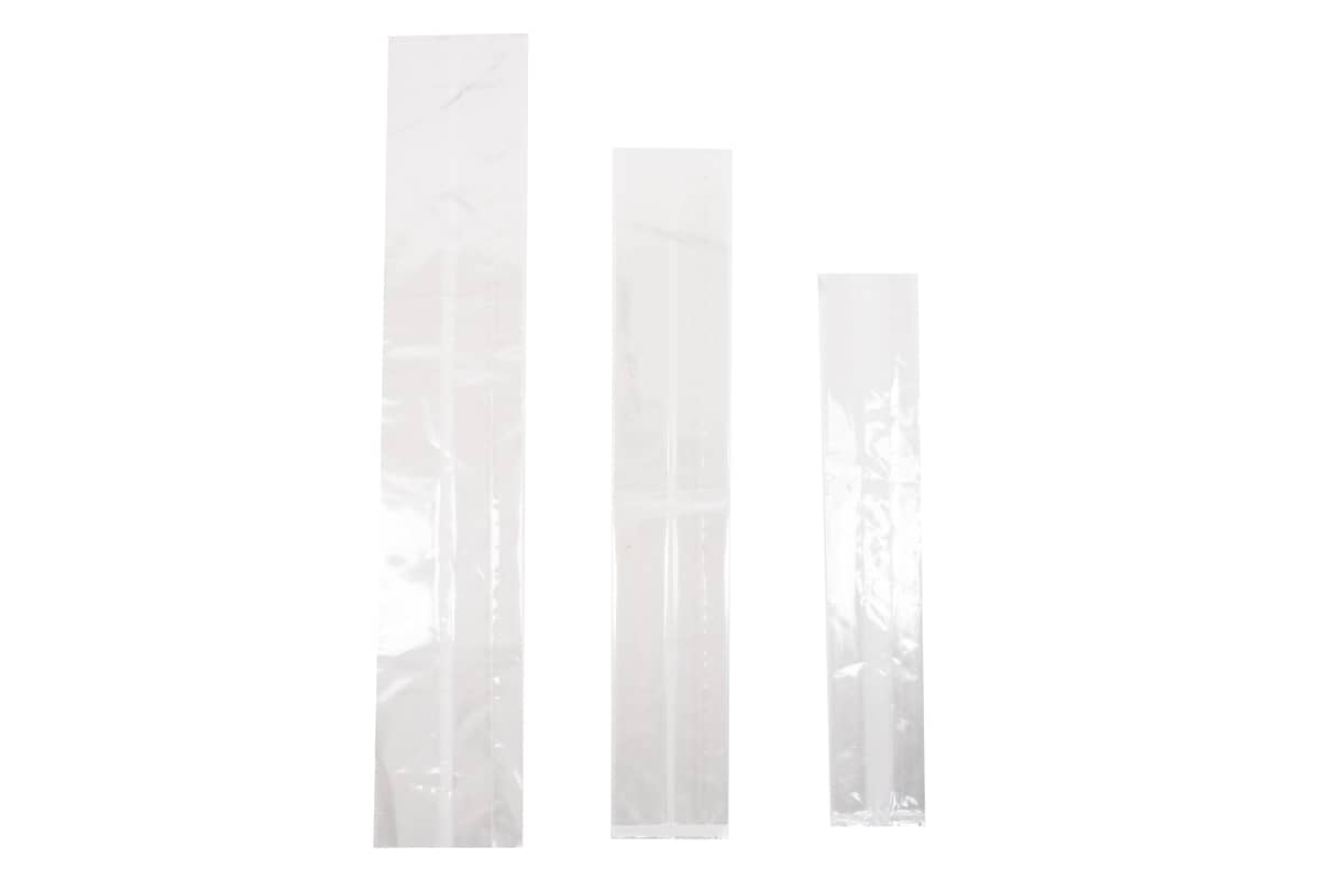 Diamantbeutel transparent - 70 x 400 x Ø110 mm x 40my (250st)