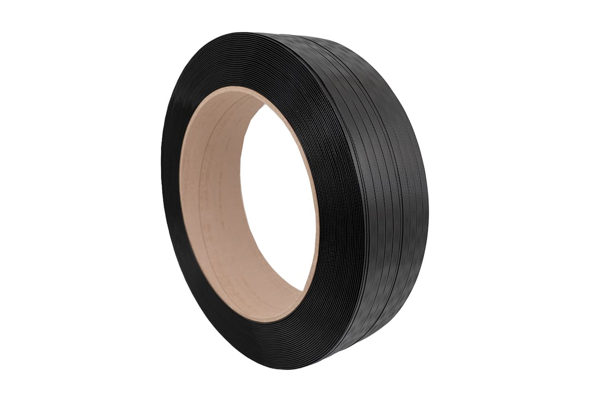 PP Umreifungsband schwarz - 12mm x 2.000m x 0,73mm