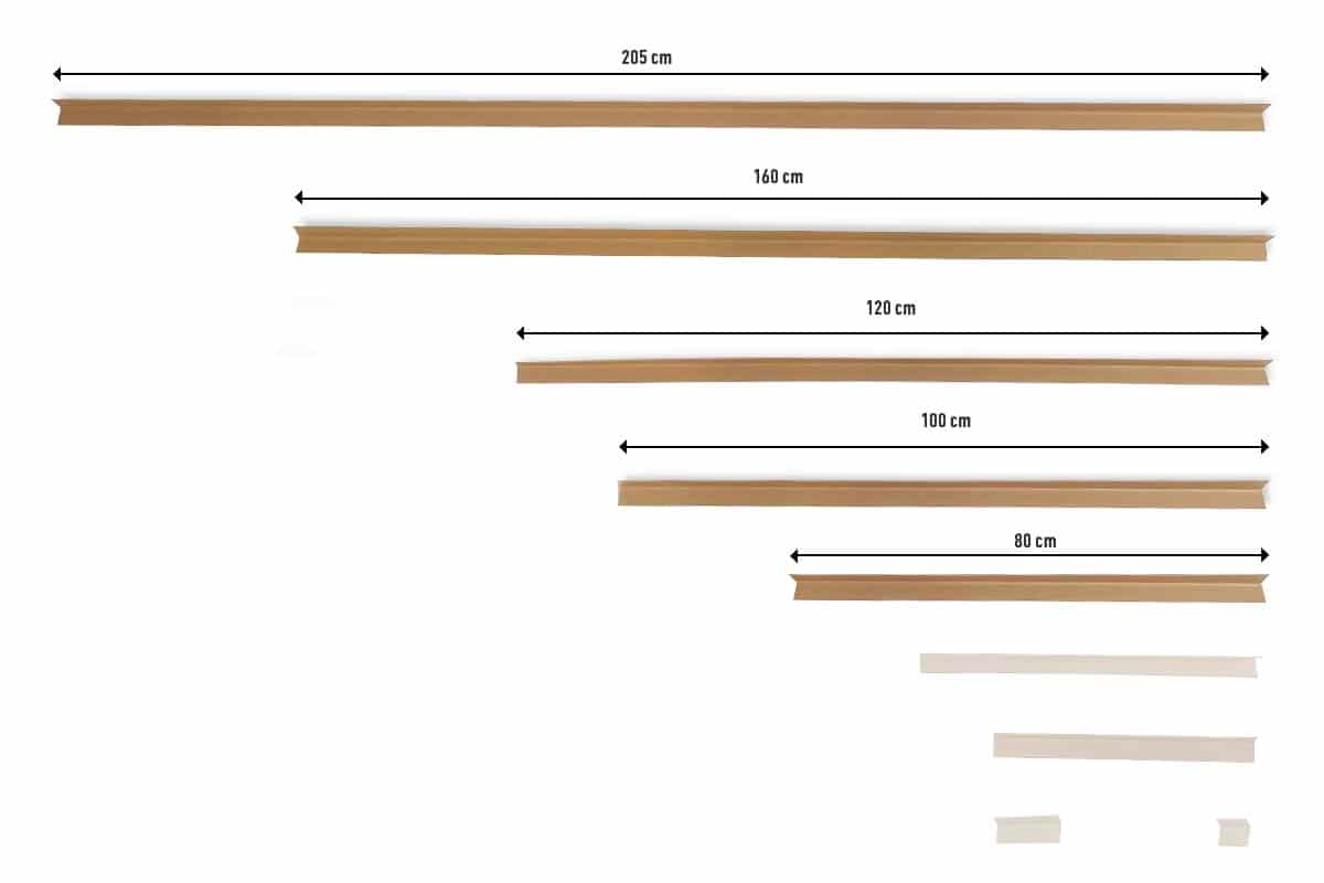 Karton Kantenschutzprofile - 35 x 35 x 50 x 3mm (1.000 st)