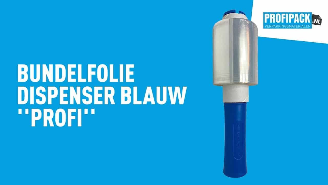 Bündelfolie transparent - 10cm x 150m x 20my (24st) + KOSTENLOSER Abroller