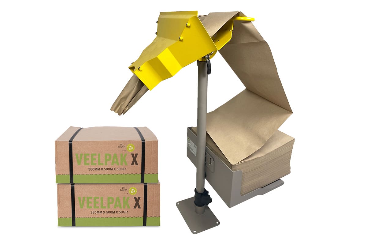 X-Fill M Füllpapier-Dispenser + 2x Veelpak Füllpapier 50g