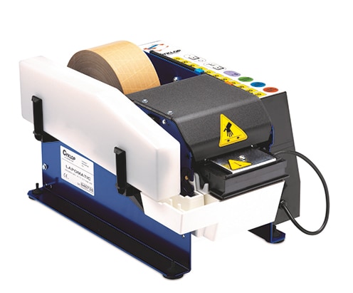 Tapeabroller Lapomatic für gummiertes Papierband