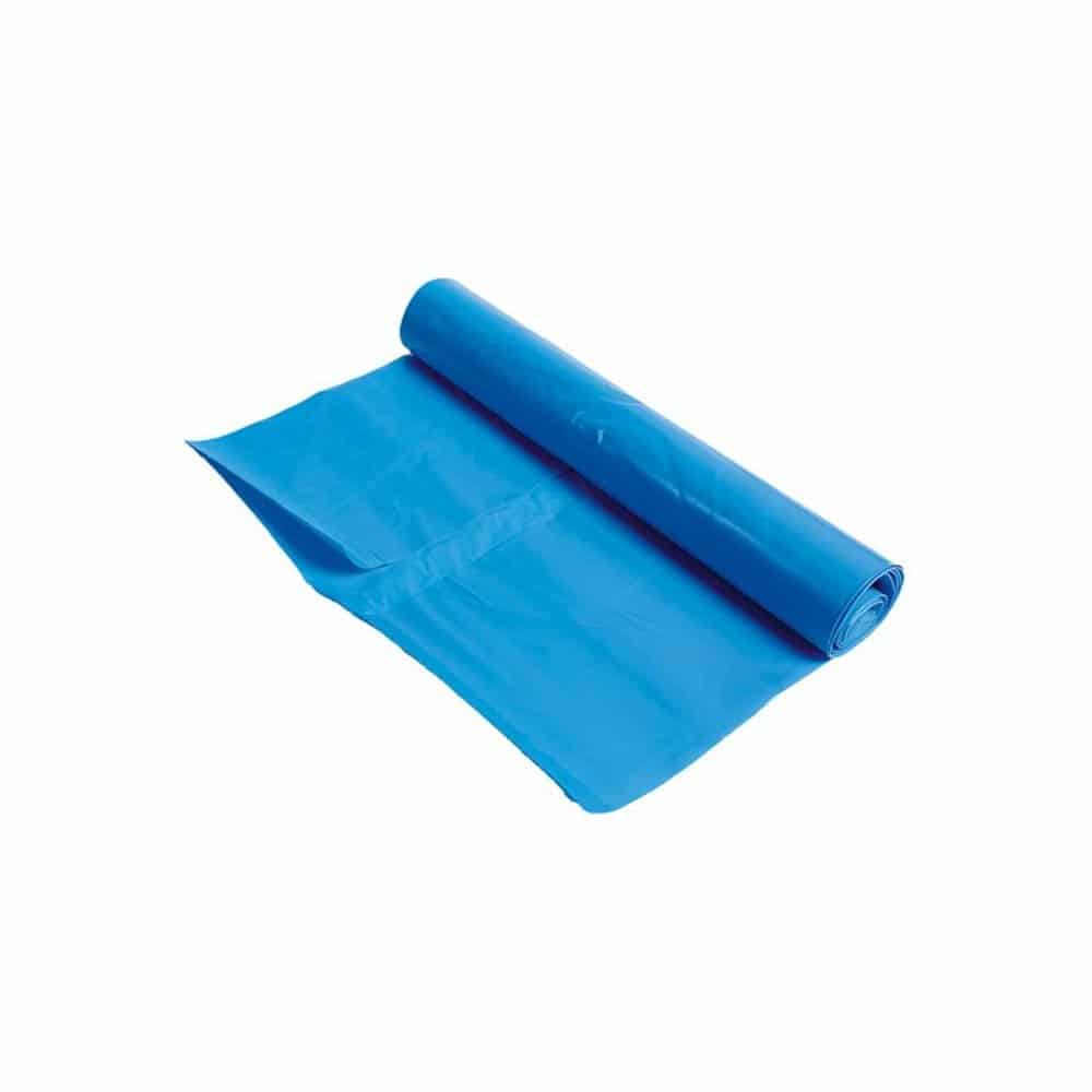 LDPE Müllsäcke blau 240 Liter - 65 x 25 x 140cm x 55my