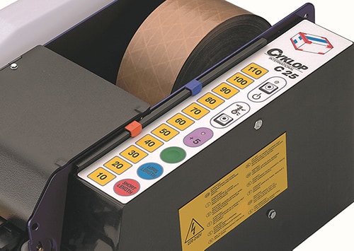 Tapeabroller Lapomatic für gummiertes Papierband