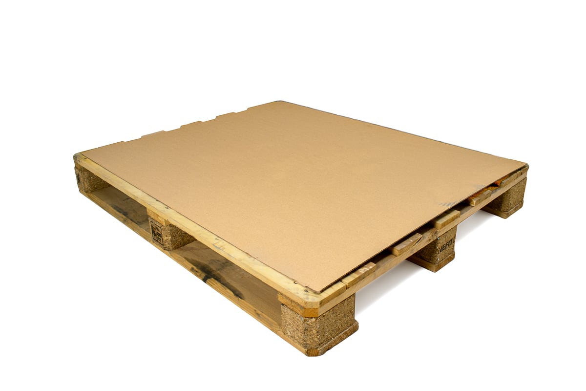 Kartonnen Palettenplatten Block Wellpappe - 95 x 115 cm x 3 mm