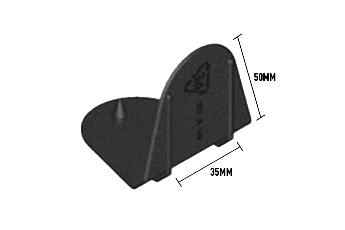 Kunststoff Schutzecken mit Stift - 50 x 35mm (2.000 Stück)