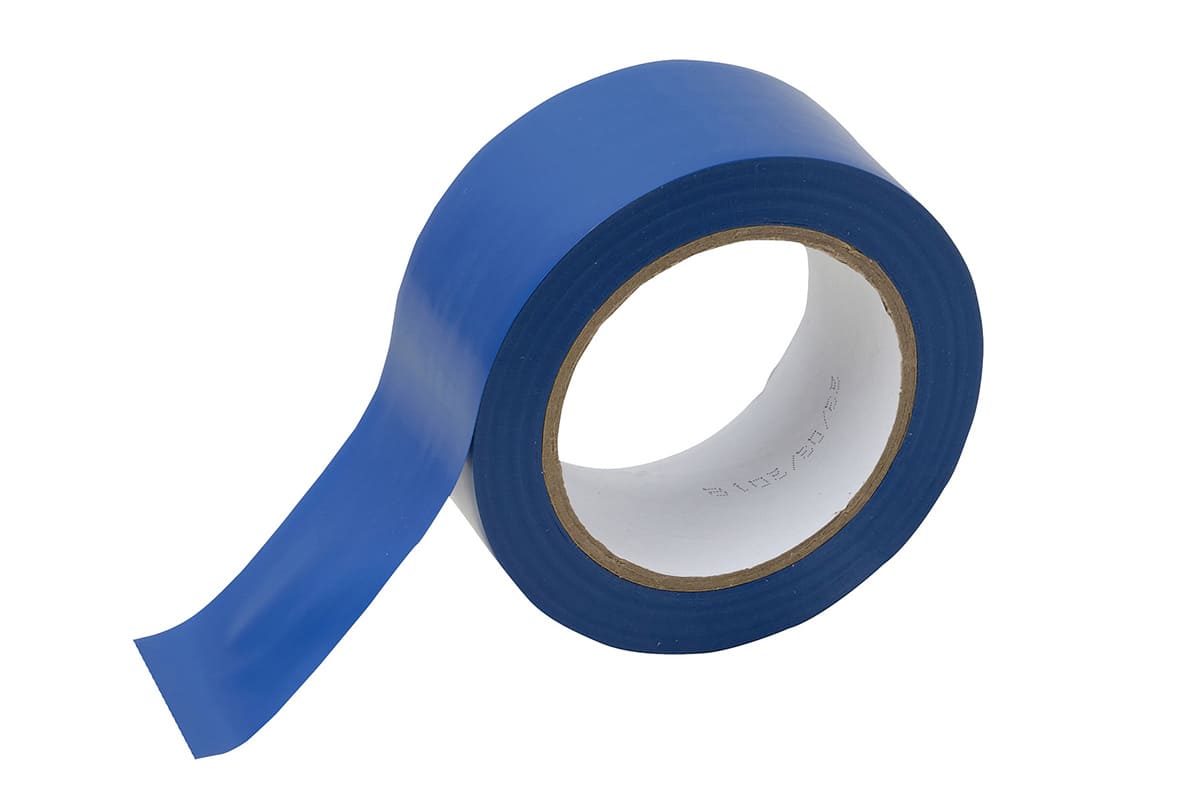  Markierungsklebeband schwarz/gelb - 50mm x 33m blau