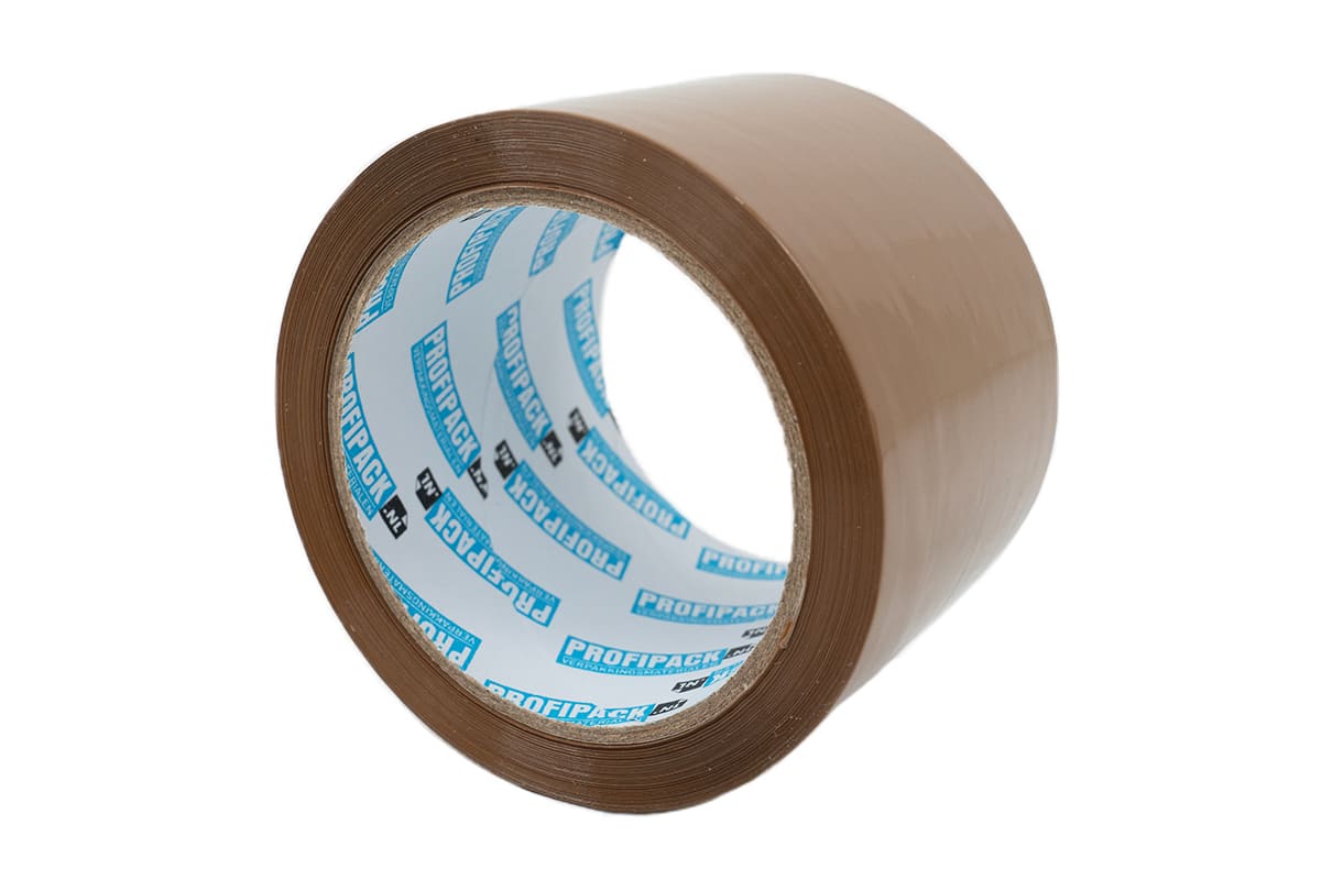  PP Acrylband braun - 75mm x 66m