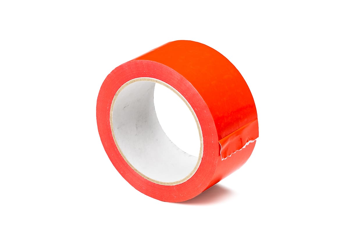 PVC Klebeband grün - 50mm x 66m rot, 50.0000 millimeter