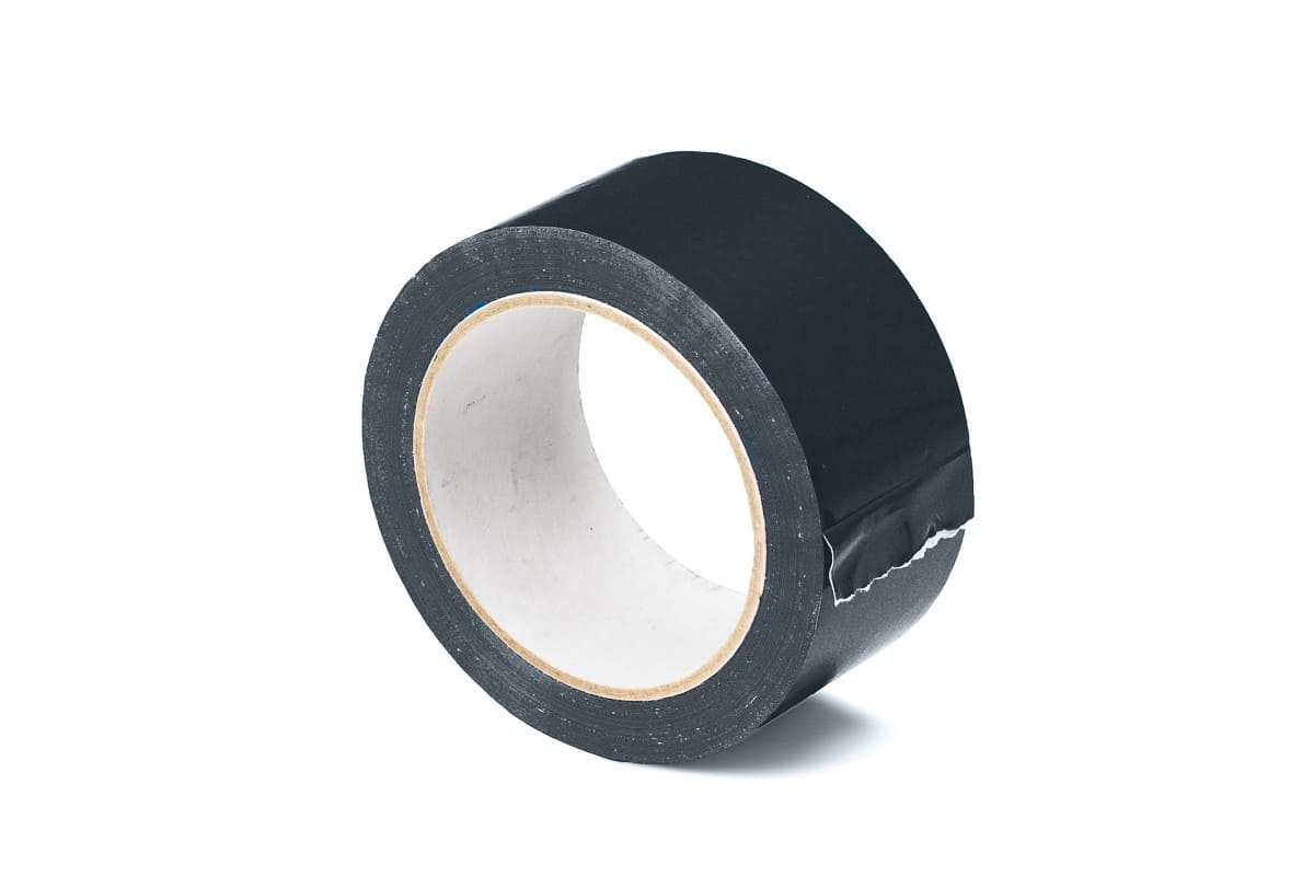 PVC Klebeband blau - 50mm x 66m Schwarz, 50.0000 millimeter